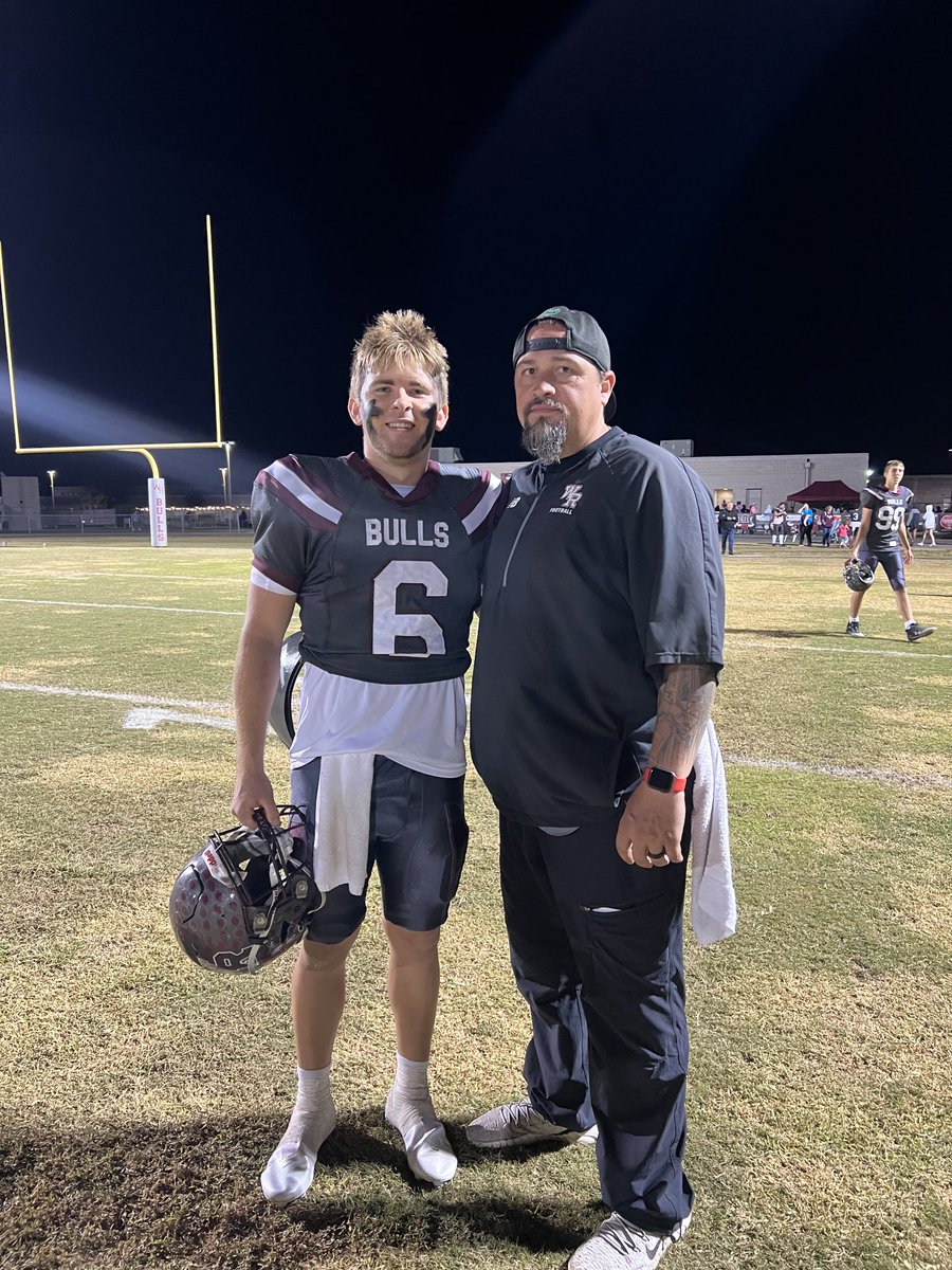 This guy right here ⁦@CoachGroneqb⁩ put together a historic year at Wiregrass in his first year as OC. Scored 527 points in 12 games and had multiple players set school and county records!  And, without question, a man of god. My appreciation runs deep! Thank you Coach!