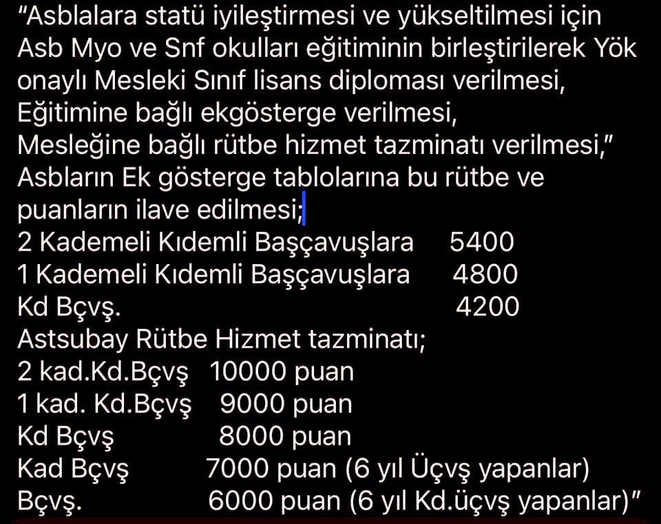 Centilmenhunter's tweet photo. #AstsubayınaSahipÇık Kasada para yoktu,memura 8077 ₺
zammı neden verdin?
BDDK personeline ek 45 bini neden vereceksin? Kasada para varsa,emekliye 8077 ₺ zammı
neden vermedin? Astsubaylar haklarını talep ediyor.
@RTErdogan @tcbestepe
@tcsavunma @TBMMresmi
@TSKGnkur @DurgenHamza https://t.co/GQQQ4tVIht