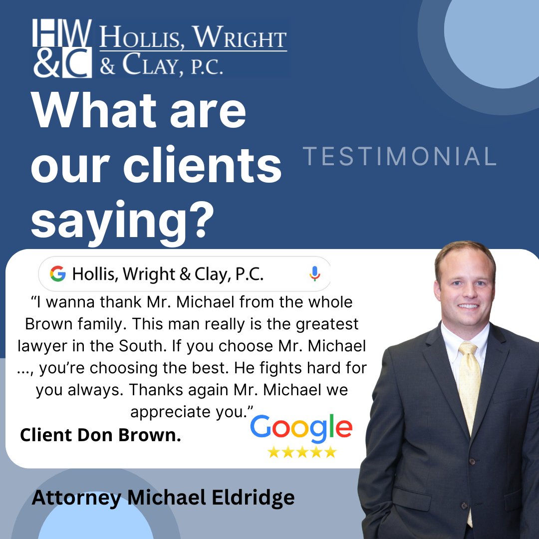 Testimonial Tuesday! We always look out for our clients. We truly hope you never need us. But if you or a family member is injured in an accident, we are here to fight for you. #YourResultMatters #CallUsIfYouNeedUs.