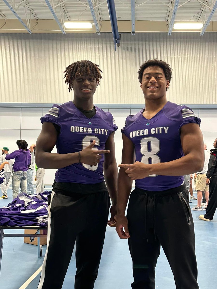 Congratulations to JT and Harrison for representing PR football in the Queen City Bowl! We are so proud of you! <a href="/AGHoulihan/">Andrew G. Houlihan</a> <a href="/UCPSNCAthletics/">UCPS NC Athletics</a> <a href="/prhs_athletics/">Porter Ridge Athletics</a> <a href="/PorterRidgeHSNC/">Porter Ridge High School</a> <a href="/Jtsaucy6/">Jatavien Taylor</a> <a href="/Harrisonj23/">Harrison Johnson</a>