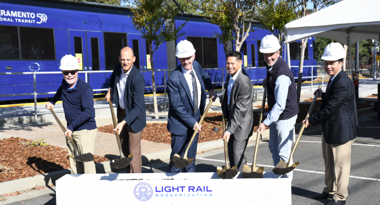 .@RideSacRT launched a light rail modernization program, w/ updated platforms, a 2nd track to increase service & railcars supported by FTA’s new Railcar Replacement Program- $45 million for low-floor light trains that will improve accessibility & service. bit.ly/46mxhe6
