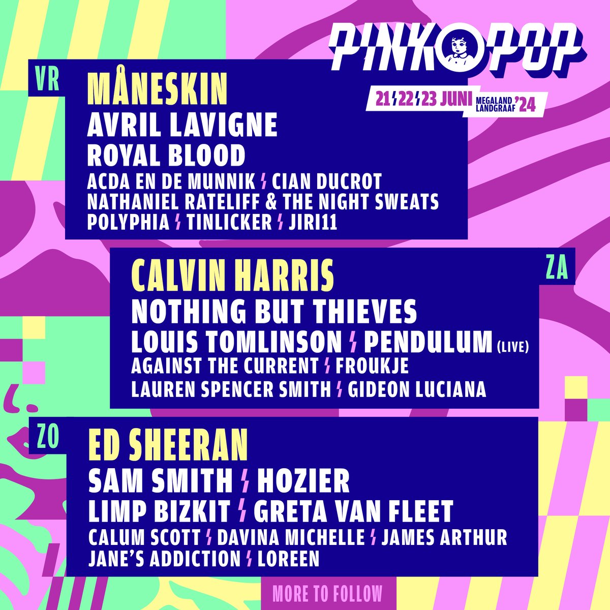 so excited to be performing at @pinkpopfest next year! see you there my darlings 💋