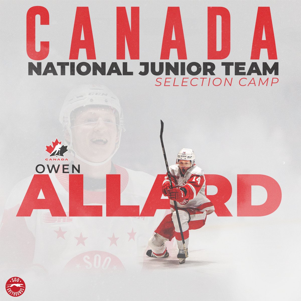 👏🇨🇦👏
Sending major props to Owen Allard on being invited for <a href="/HockeyCanada/">Hockey Canada</a> National Junior Team Selection Camp!

BEST OF LUCK <a href="/allard_owen/">Owen Allard</a> 🤞

Full Roster ➡️ hockeycanada.ca/en-ca/team-can…