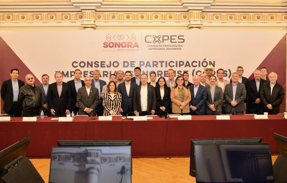 Con la instalación del Consejo de Participación Empresarial Sonorense (Copes), se creará un espacio de deliberación, en el que participan empresarios de diversos giros.