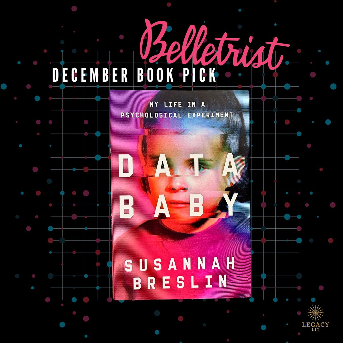 🎉📖✨ DATA BABY by @susannahbreslin is the @Belletristbooks December Book Pick! #bookclubpick #mustread