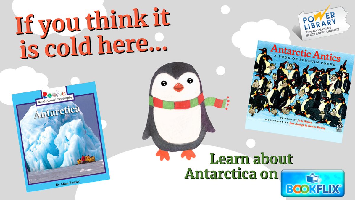 Bundle up and explore the frosty wonders of Antarctica! ❄️🐧 Discover more at kids.powerlibrary.org. #Kids #Antarctica #ChillyAdventures