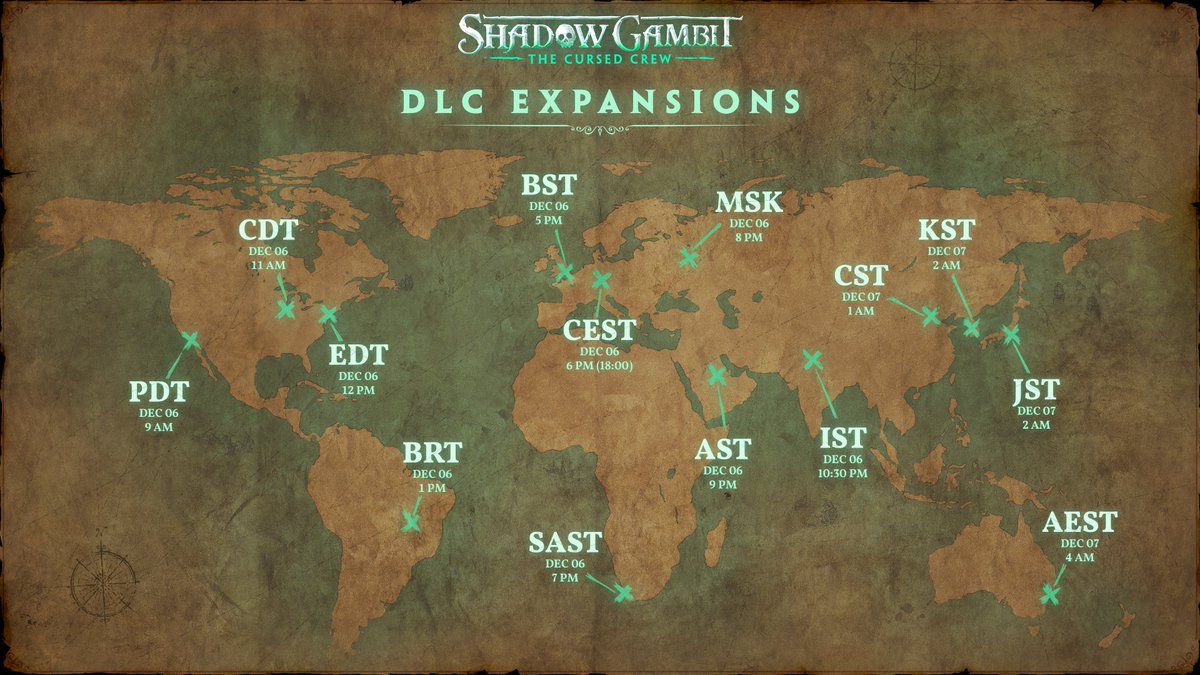 Shadow Gambit: The Cursed Crew 💀 Mimimi Games tweet media