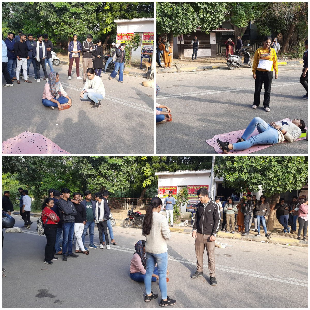 Renewable_E_LU's tweet photo. Institute of New &amp; Renewable Energy,  organised Renewable Energy awareness at New Campus. Nukkad Natak was performed by UG &amp; PG students. https://t.co/MeNaMw65b8