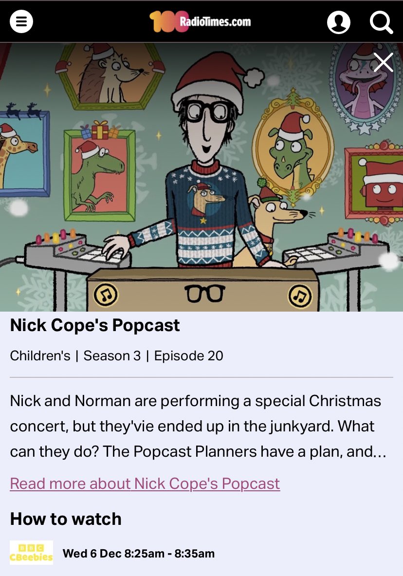 Nick Cope's Popcast - Spider Song - CBeebies - BBC