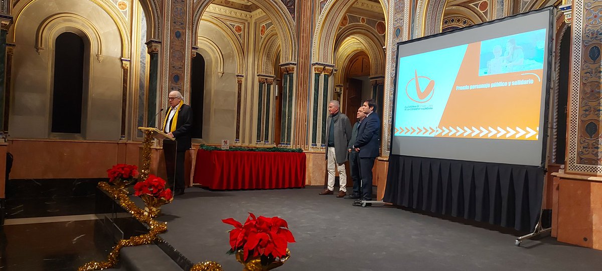 PVSCV's tweet photo. Más de 30 años de voluntariado han hecho merecedor del Premio de personaje solidario a Jesús González de @Aspanion.

¡Enhorabuena!

#PremisVoluntariat2023 https://t.co/0RnifT0ZQd