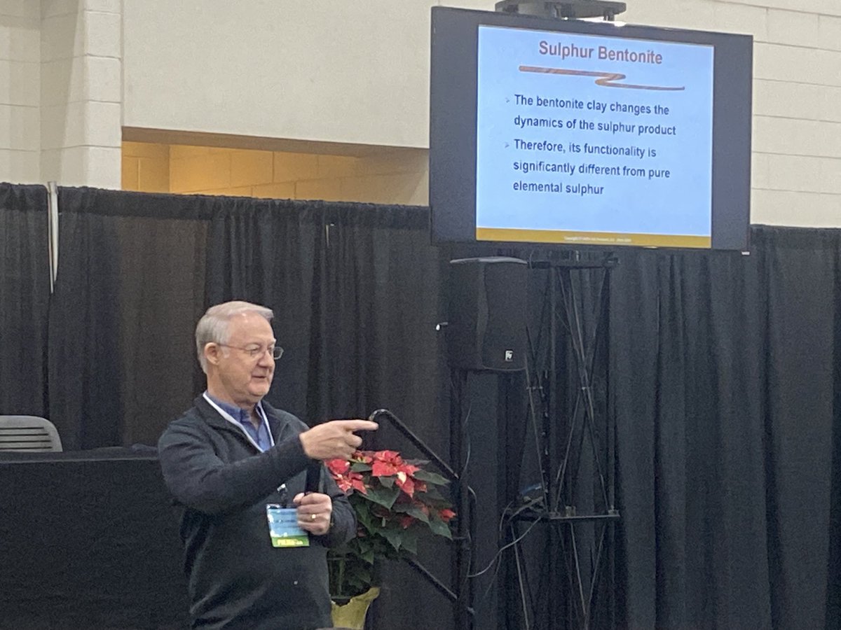 Wesley Haun, Agronomists at Tiger-Sul Products speaking on Sulphur as a Nutrient at the Great Lakes Expo in Grand Rapids, Michigan. ⁦⁦<a href="/TigerSulProduct/">Tiger-Sul</a>⁩