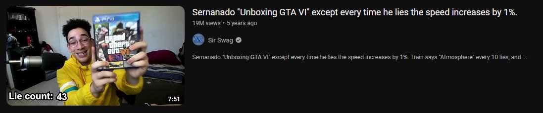 SirSwagYT's tweet image. This video from 5 years ago is getting more views than our news this month