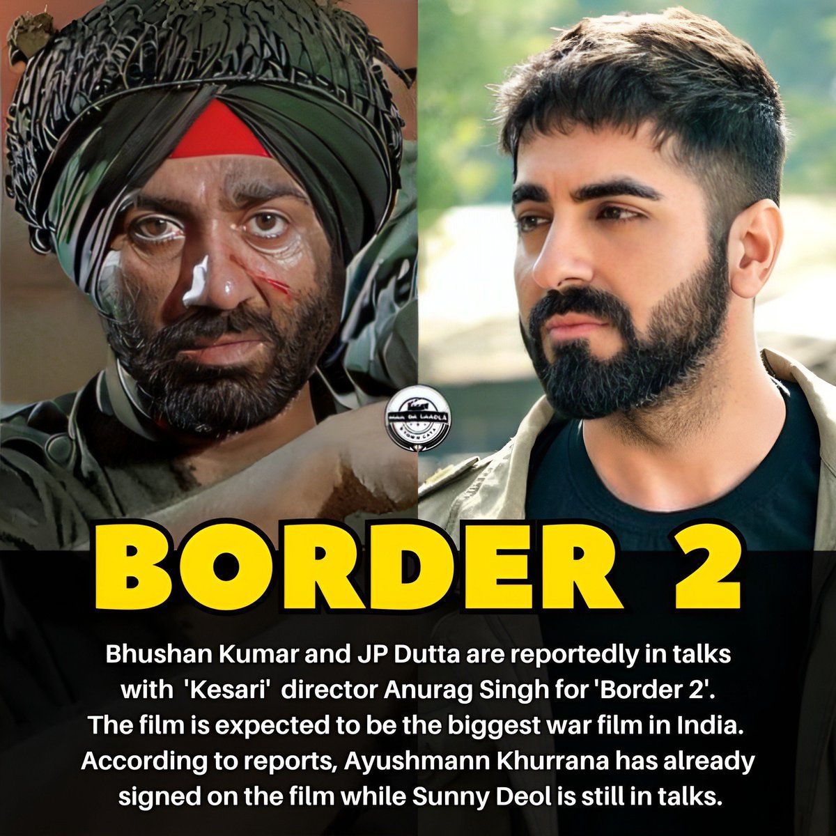 #SunnyDeol and #AyushmannKhurrana in #Border2!? 🪖🔥

#Border #JPDutta