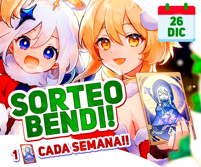 🎄🟢 SORTEO ESPECIAL NAVIDAD!! 🟢 🎄 UNA BENDI CADA SEMANA!! 😱

Solo debéis:
⭐️ Seguirme y darle RT 🔁
⭐️ Seguirme en Twitch: twitch.tv/cryscraft 

El 26 de diciembre anunciaremos el ganador 🎁

CADA SEMANA DE DICIEMBRE tendréis un SORTEO DE BENDI! 🌟

Mucha suerte!! 🕯️✨