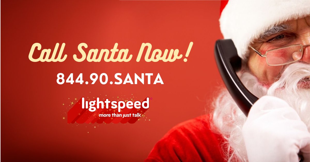 🎅 Santa's making his list &amp; needs to know if you're naughty or nice! 📞 Give him a call to let him know your Christmas wishes! 🎁