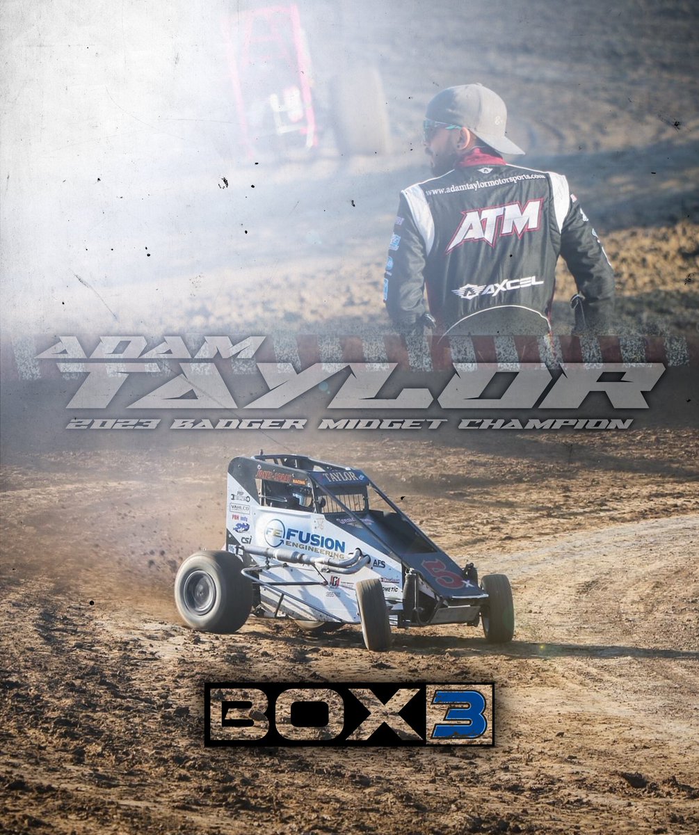 box3_racing's tweet photo. The champ has arrived. 🏆

We’re extremely pleased to welcome 2023 @BMARAFan Champion Adam Taylor to the #Box3Racing family in 2024! 

📸: @HannahWeymier https://t.co/0AEJ9CZL0U