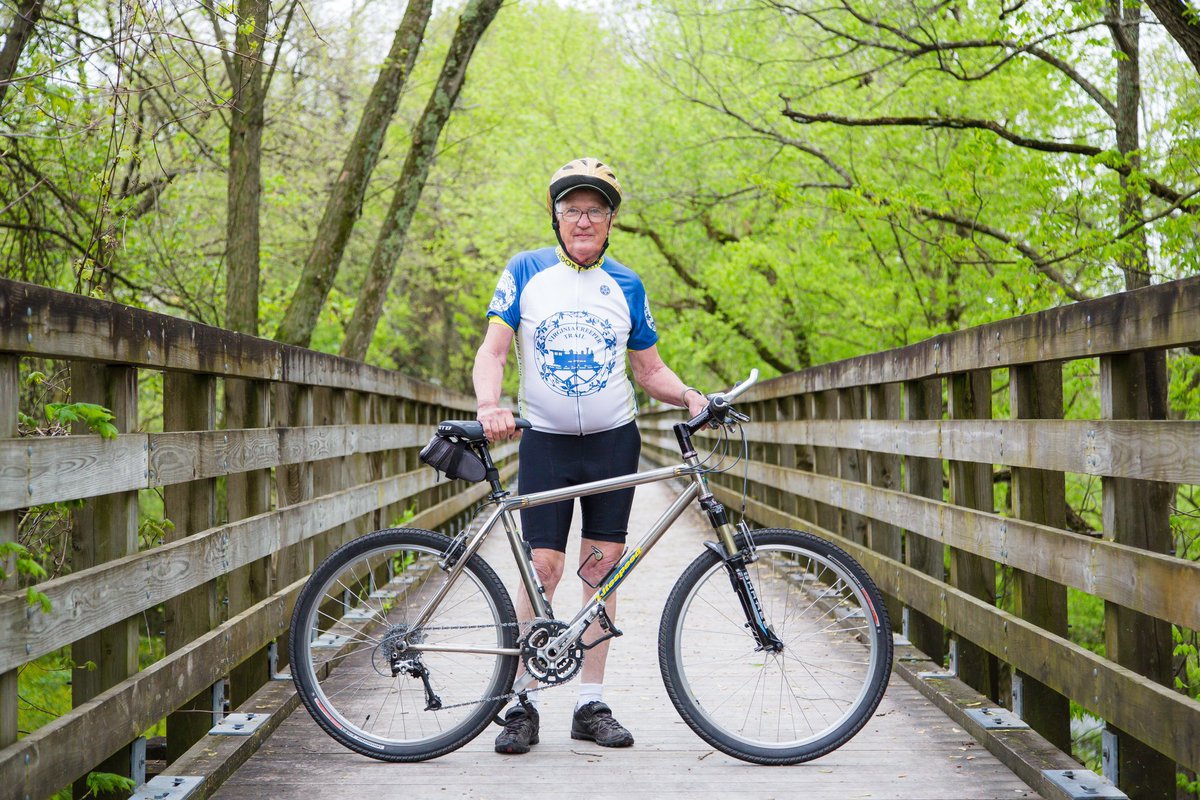 It is with deep sadness – and enduring gratitude – that we mark the passing of Lawrence Dye. Over the Virginia Creeper Trail’s 34-year history, no single person is more synonymous with the trail than Lawrence -- arguably folks knew more about Lawrence than the trail itself. 1/8