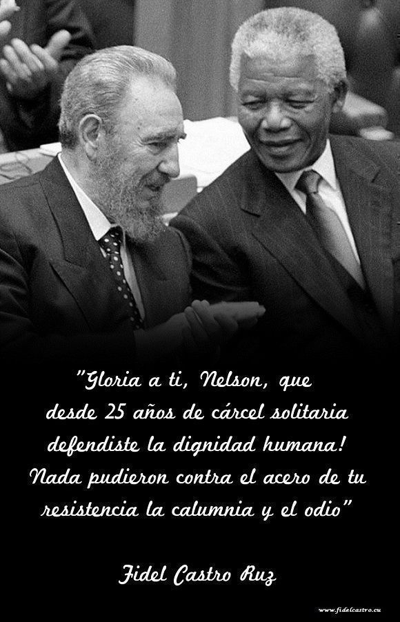 5 de diciembre de 2013 fallece Nelson Mandela.

#MandelaVive #Cuba