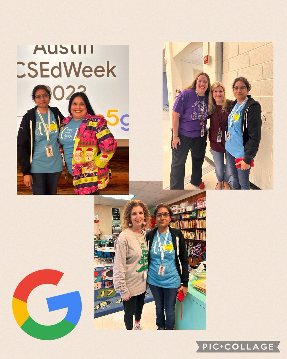 gigemITS's tweet photo. TY to Ms.B for an inspiring visit! Inquiring minds of 5th graders enjoyed hearing about life @Google! Bonus- reconnecting with her children’s teachers! #alwaysabluejay #CSEdWeek @BCE_BlueJays @TheMaybaum @MrsWilliams_BCE @amyshaptx @weteachcs @RRISDTech @RRISDCS @RoundRockISD https://t.co/0JanybEysZ