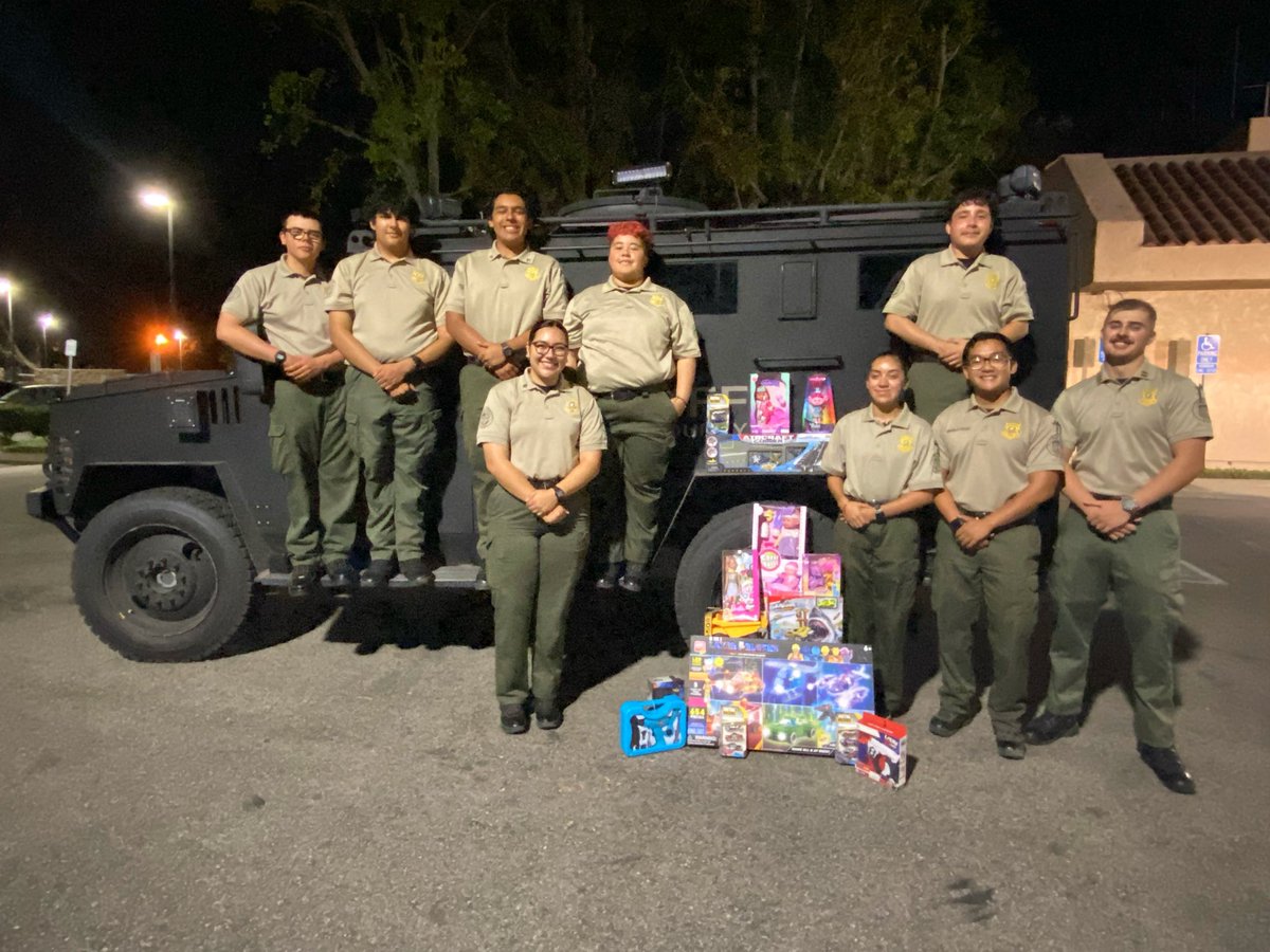 Camarillo Police Explorers took it upon themselves to collect and donate toys to the Spark of Love Toy Drive.  If you would like to donate to the Spark of Love Toy drive, or if interested in exploring, call Senior Deputy John Meeker. 805-388-5130