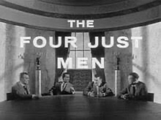 SaveRedlandLibr's tweet photo. 7:05pm TODAY on @TalkingPicsTV

From 1960, Ep 21 of #Detective series📺 #TheFourJustMen “Money to Burn” directed by #BasilDearden &amp; written by #JanRead

Inspired by #EdgarWallace’s novel📖

🌟#JackHawkins #IanHunter #HelenaPickard #AndrewKeir  #CharlesGray #AlanTilvern #WolfFrees https://t.co/xVQUCSUWZM