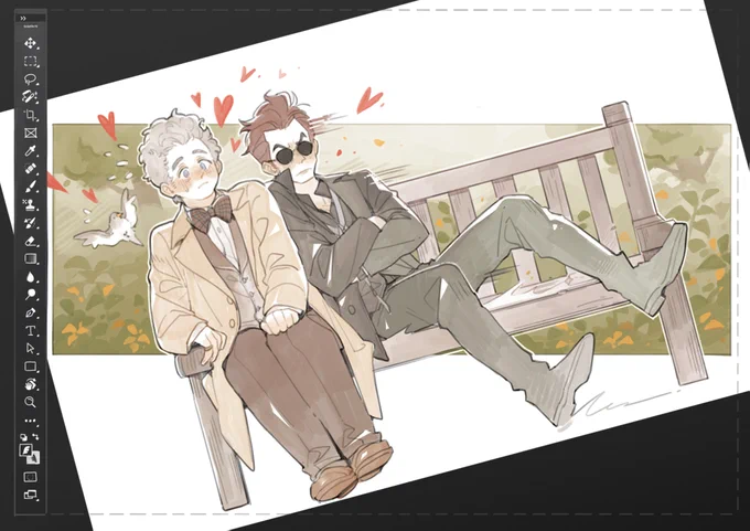 #GoodOmensFanArt 
