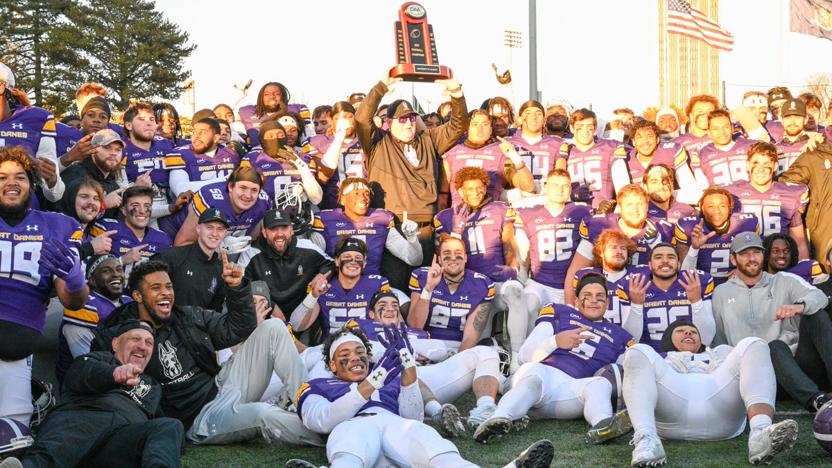 From a club sport, to Division I, to conference champions, to the <a href="/NCAA_FCS/">NCAA FCS Football</a> Quarterfinals...

This program has come a long way 👊

#UAUKNOW #WinTheDay 🟪🟨