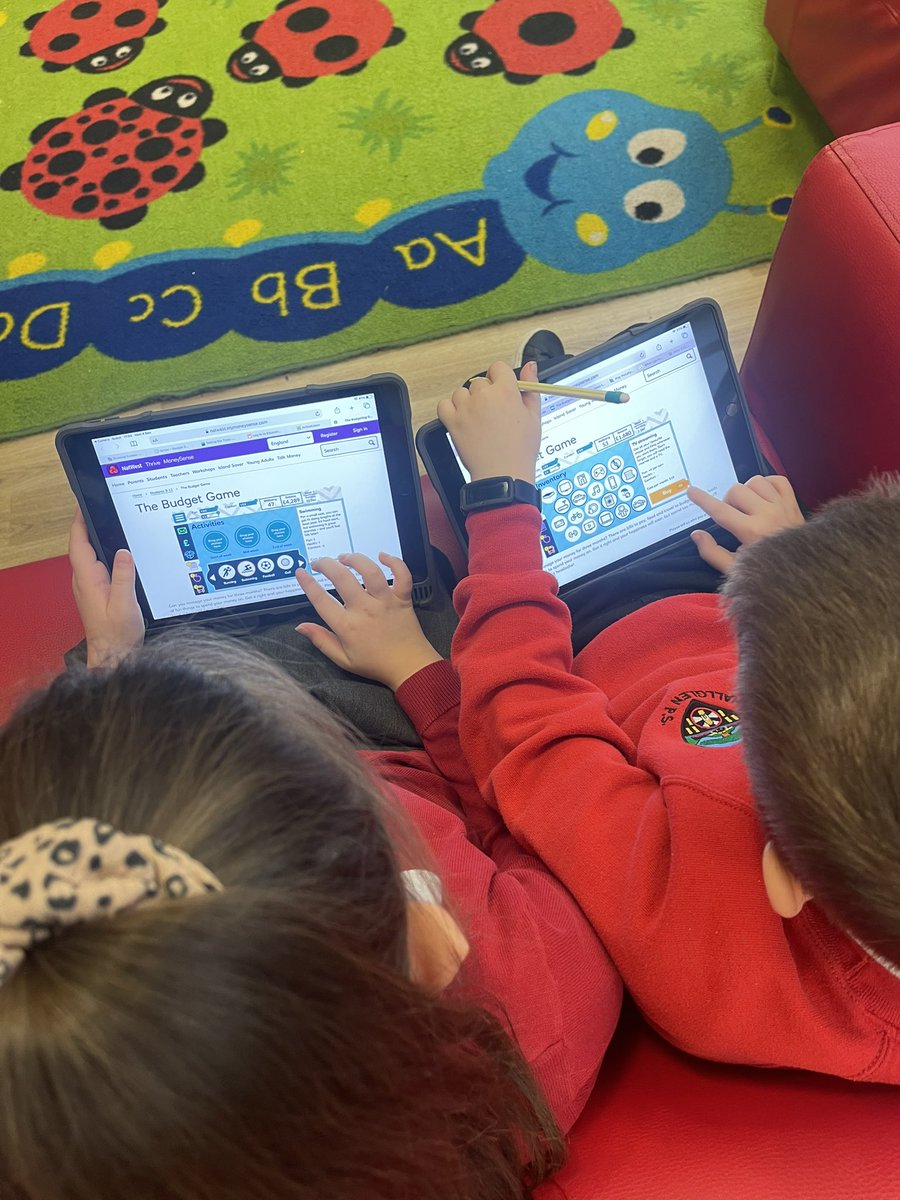 We have been learning about budgeting and giving the correct change 💰 Click the links below for some extra practice at home 🏡

- topmarks.co.uk/maths-games/7-…
- natwest.mymoneysense.com/students/stude…
- natwest.mymoneysense.com/parents/games-…