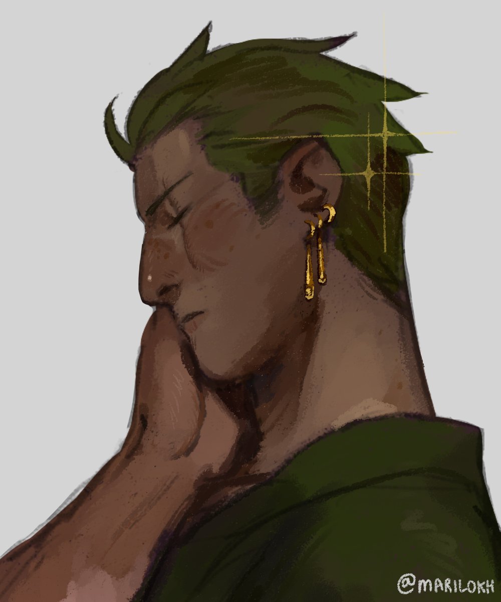 marilokh's tweet image. i'm a sucker for the earring exchange trope #lawzo #ローゾロ