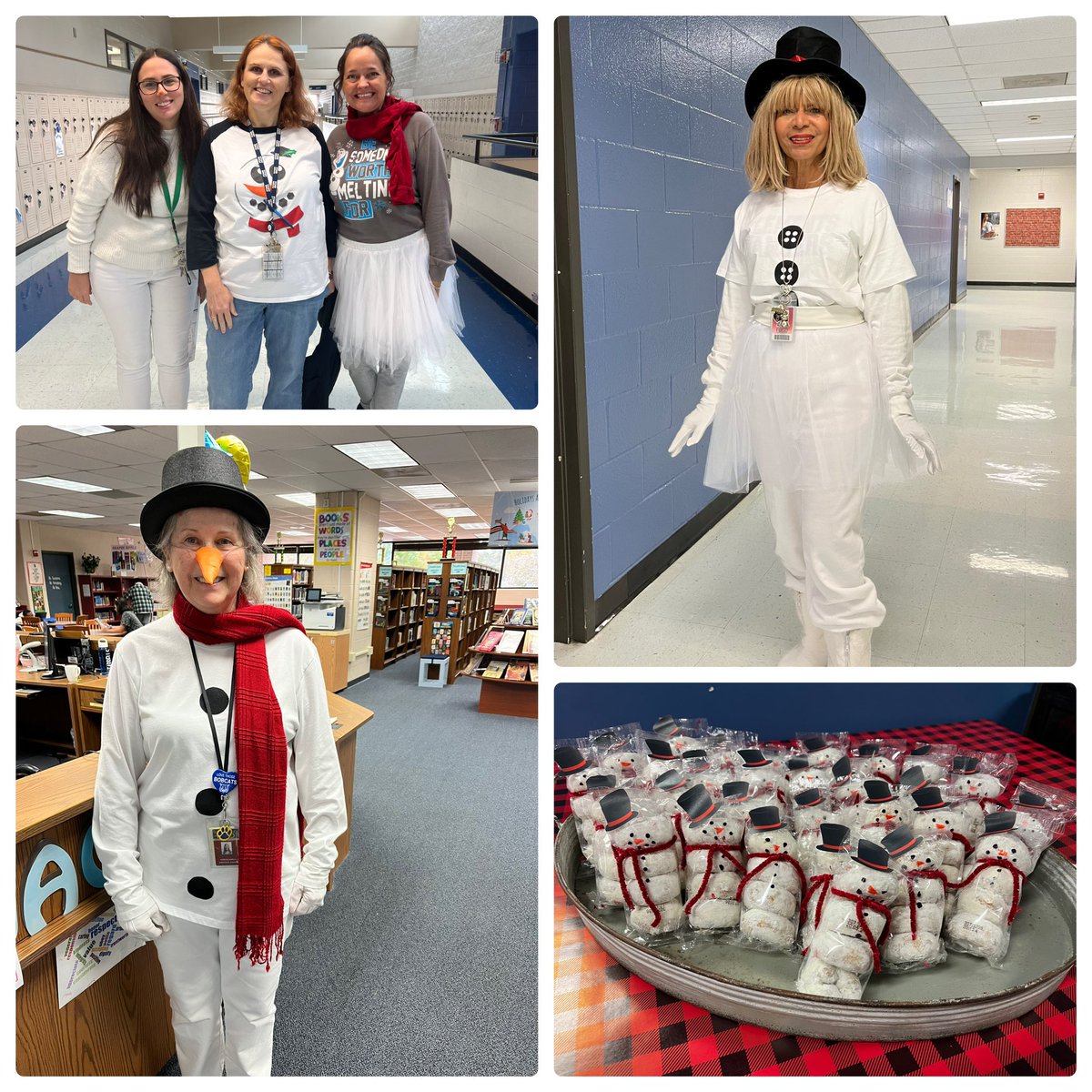 FCMSBobcats's tweet photo. We are having SNOW much fun today! #HolidayCheer #snowmanday https://t.co/VxLAl5Q757