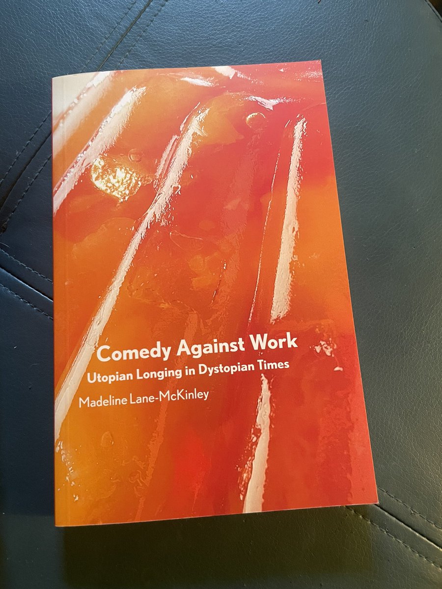 Hey so my book came out a year ago! It’s been beautiful to connect with others about comedy, anti-work & utopian longing in this time. If we can’t laugh, it’s not our revolution ❤️‍🔥 Very grateful to @CommonNotions, my editor @bolobattle & my friends.