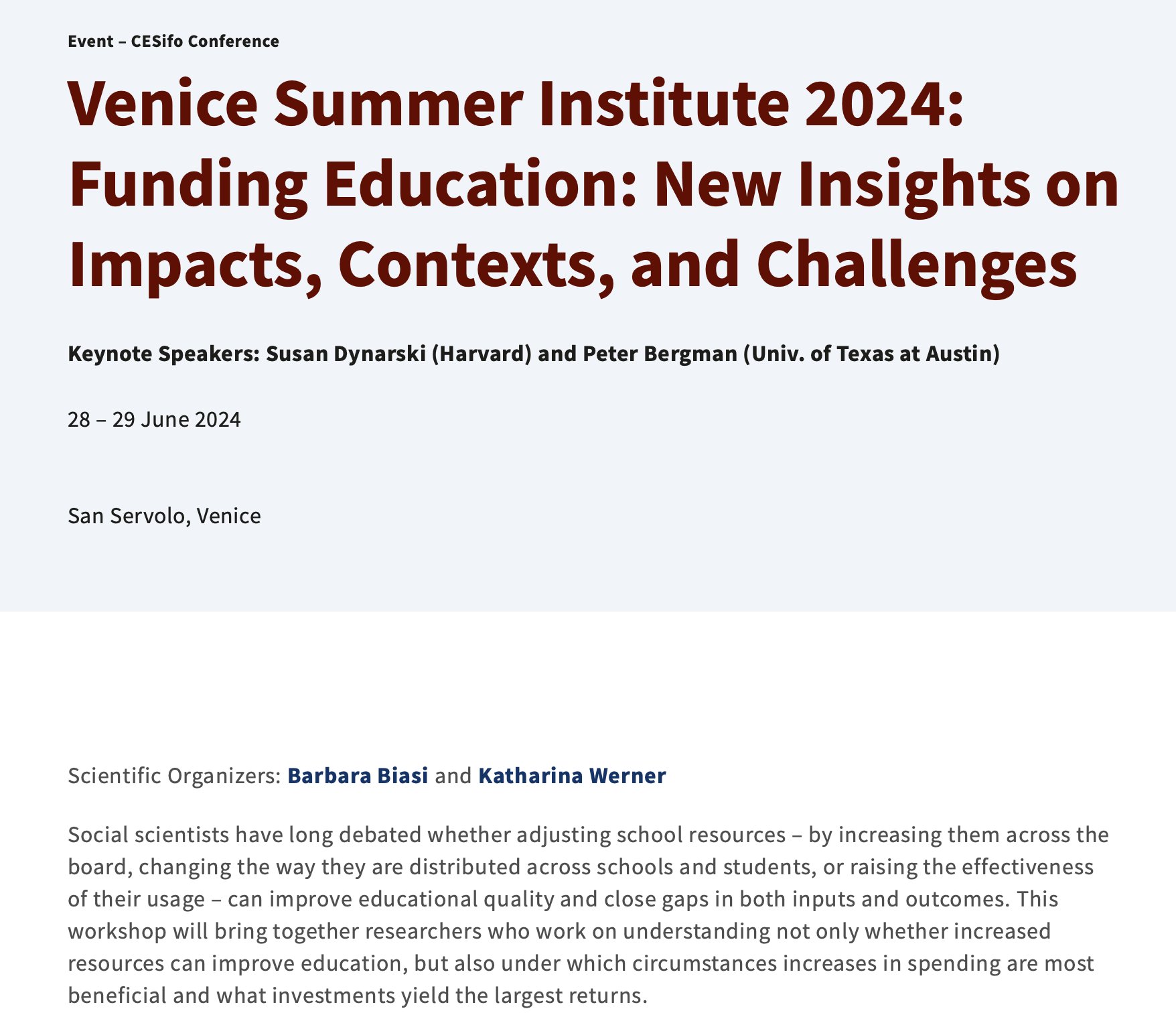 Nber Summer Institute 2024 Registration Reba Valera