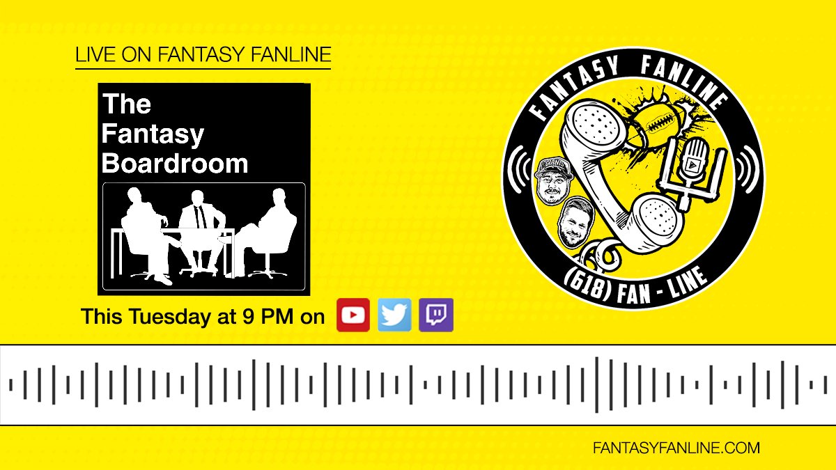 FantasyFanline's tweet photo. Only one more week until the fantasy football playoffs! 

@FF_Tycoon  joins us tonight to talk everything crunch time. 

Let's make some championship runs! https://t.co/kCP0AHwRZ2