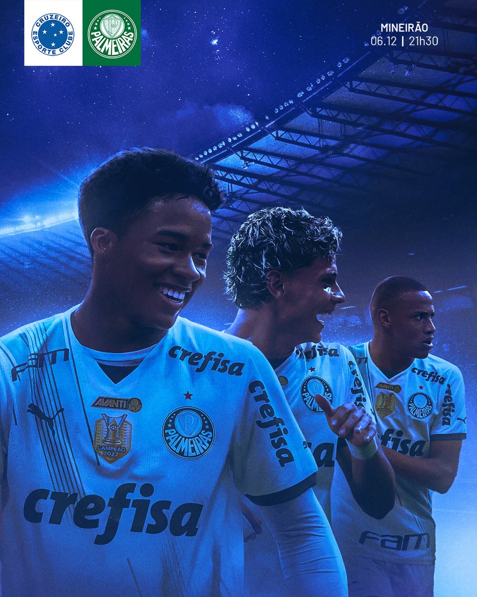 É um dia diferente! É DIA DE LUTAR SEM PARAR! É DIA DE CANTAR E VIBRAR! É DIA DE PROTEGER O QUE É NOSSO! TODO MUNDO SABE QUE HOJE, MAIS DO QUE NUNCA, É 𝗗𝗜𝗔 𝗗𝗘 𝗣𝗔𝗟𝗠𝗘𝗜𝗥𝗔𝗦! 💚🤍

#AvantiPalestra #CRUxPAL
#JuntosNoBrasileirão