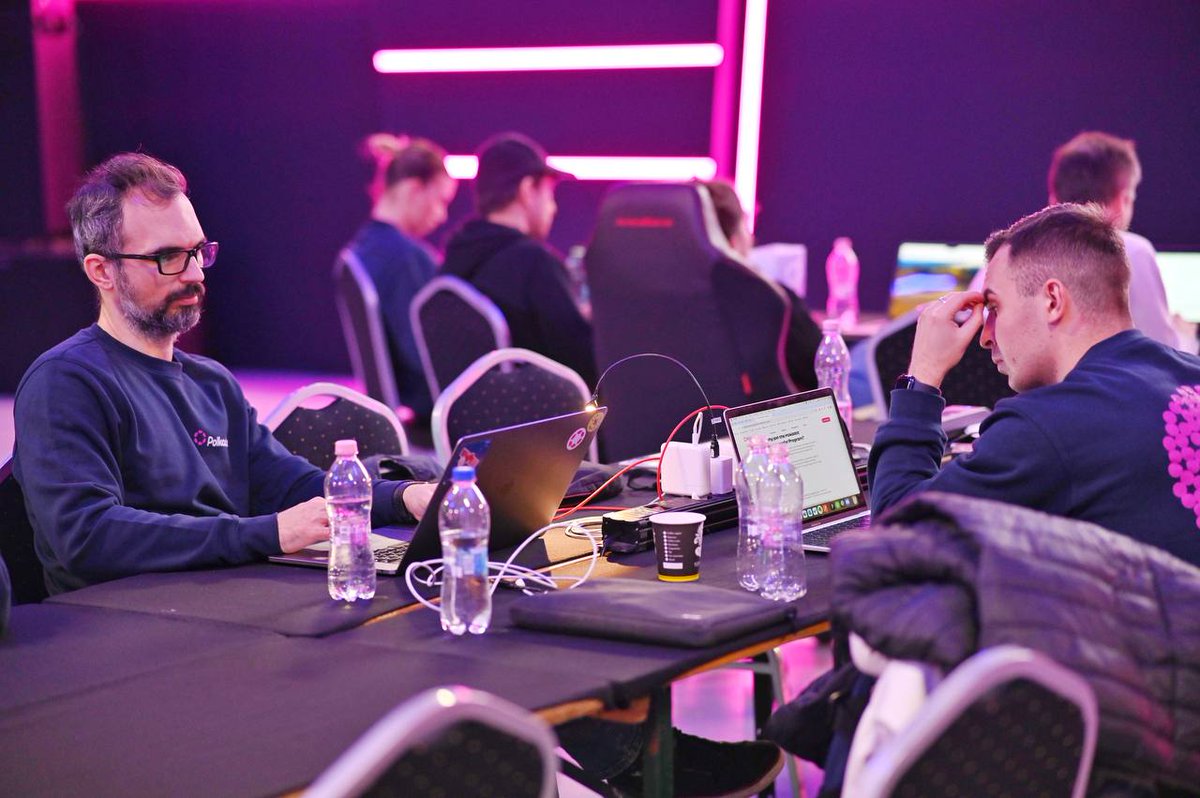 PolkadotChamps's tweet photo. A massive thank you 🙏 to all participating teams: 
-Home-chain 
-Walto, 
-One Dot Zero 
-Guillotine
-NikolausDAO
-SimplifAId Faces
-Zero Knowledge
-EasyPay Network
-NovaNet 

Your contribution and enthusiasm 💪 have made this event a roaring success 🎉. Keep innovating! 💡 https://t.co/7eYYRBr1i3