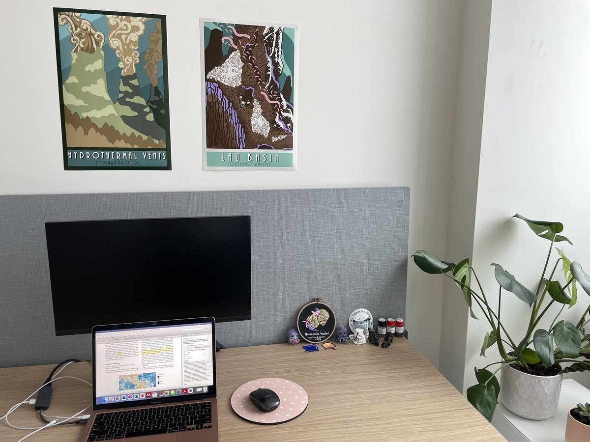 Office space levelled up with deep sea travel posters from <a href="/melissajbetters/">Melissa J Betters</a> !! 

etsy.com/ca/shop/DeepSe…
