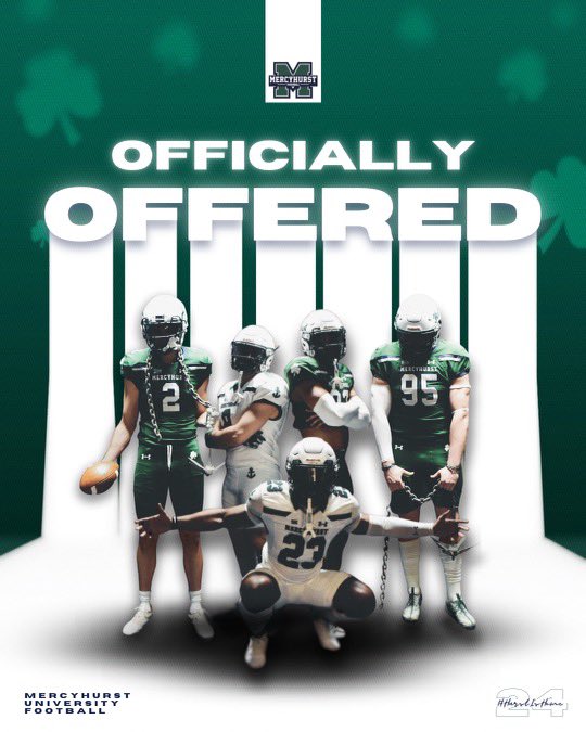 After a great phone call with <a href="/CoachAcciani/">Eric Acciani</a>, I am very thankful to receive my first offer from Mercyhurst University! <a href="/MercyhurstFB/">Mercyhurst Football</a>