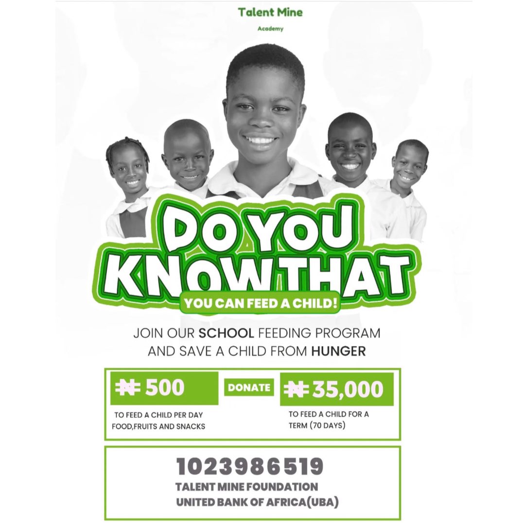 When Uchechi came for her scholarship application interview, she looked so malnourished, even though she was eager to learn.

In the first few weeks of attending school, Uchechi would show up looking sick and weak. Her mum is only able to feed her once a day - after school.