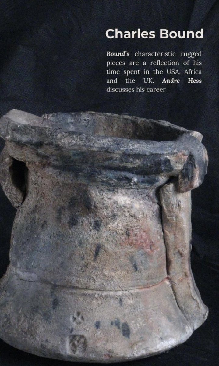 andrehess3's tweet image. By the way, I also write professionally. This is in the latest Ceramic Review.