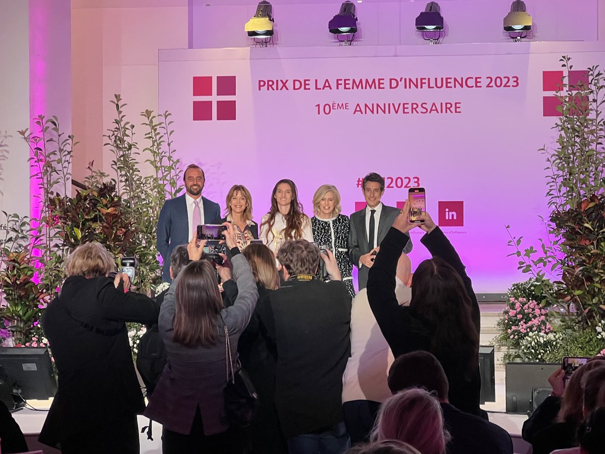 #PFI2023, Joséphine Goude fondatrice de <a href="/sistech/">Sistech</a> prix de l’espoir 2023 . A 34 ans elle allie un projet tech et humanitaire. Bravo pour ces 10 années ⁦<a href="/Chapelotte/">Patricia Chapelotte</a>⁩