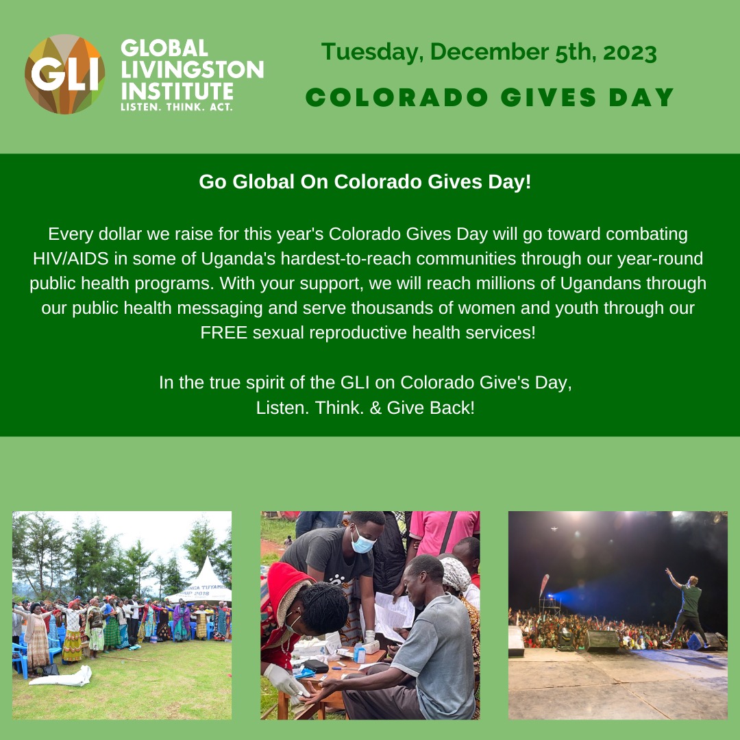 It's not too late to support GLI for #ColoradoGivesDay! Help us reach thousands of Ugandans with free sexual reproductive health services by donating today at coloradogives.org/organization/G…