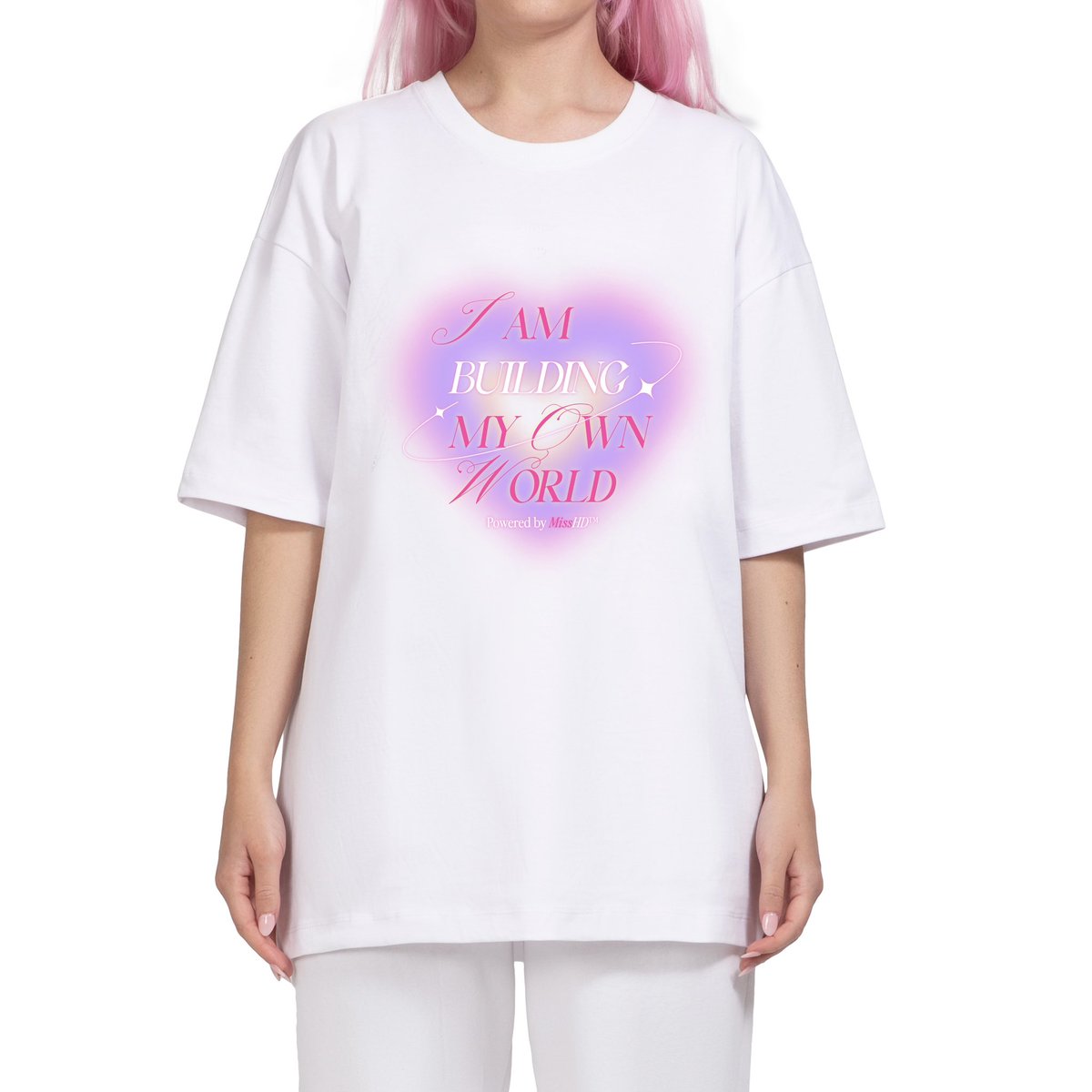 Made a very special affirmations T-shirt for the London show tomorrow 😍🥰 see u there xxx