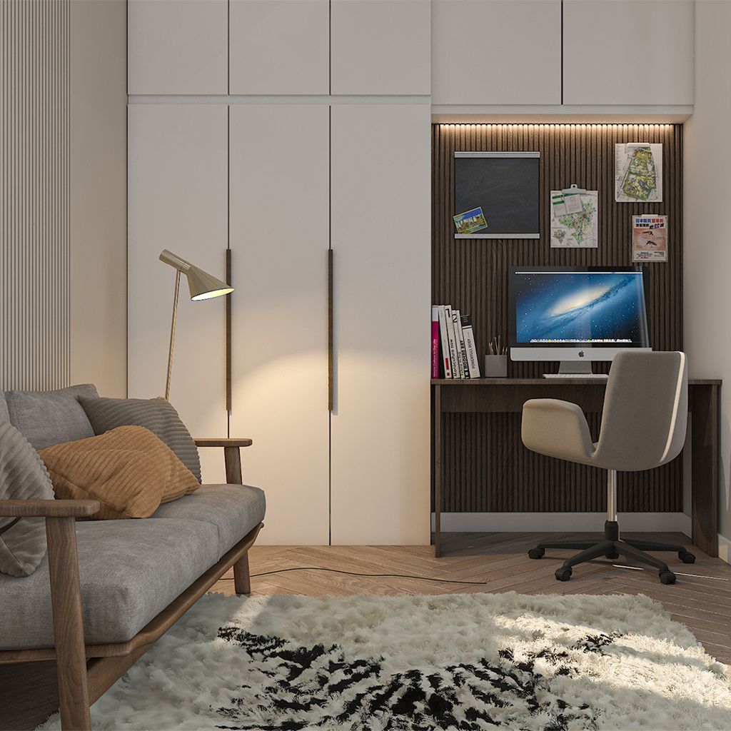 HomiloCompany's tweet image. Zen Flow: A Chic, Minimalist, Japandi Home Office 
Style meets productivity in this minimalist home office that harmonizes curvaceous furnishings with the tranquil simplicity of Japandi design.
#homeoffice #homeofficedecor #homeofficeideas #homeofficedesignm #homeofficefurniture