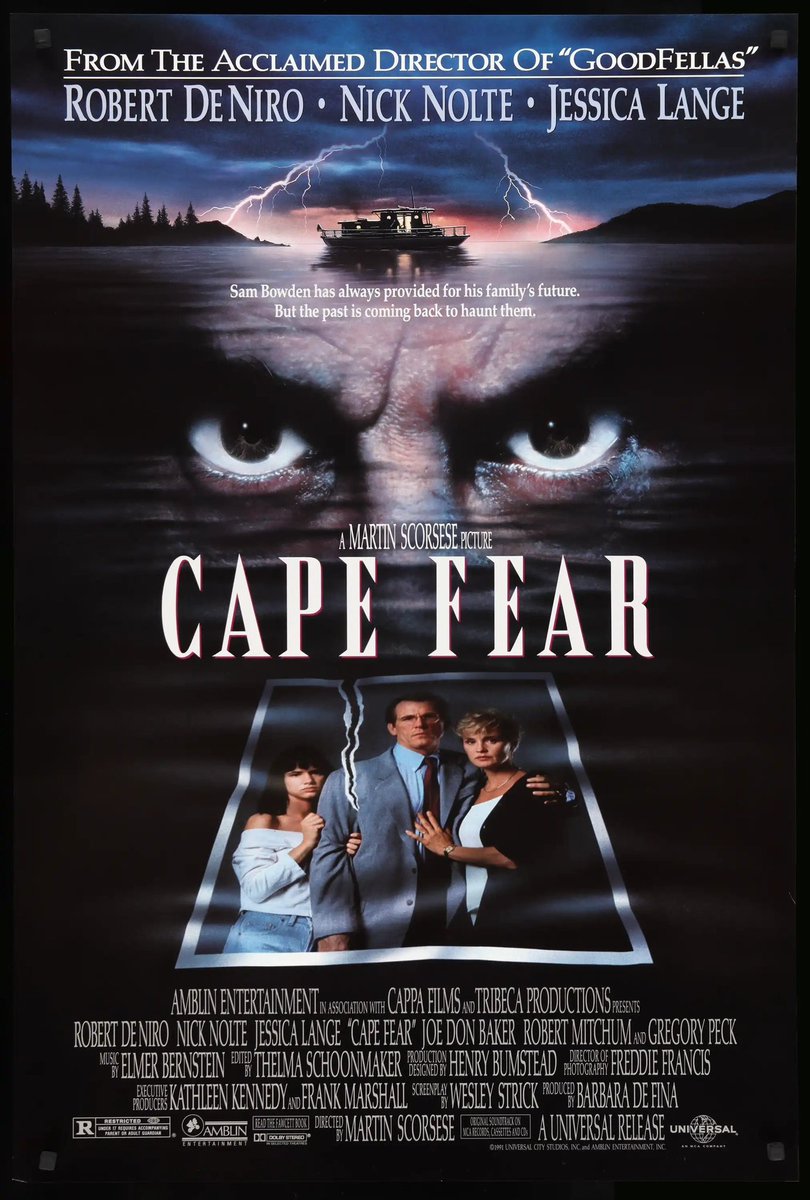 Coming to #4KUltraHD 

Directed by #MartinScorsese 
 
Starring #RobertDeNiro, #NickNolte and #JessicaLange 

Cape Fear (1991)