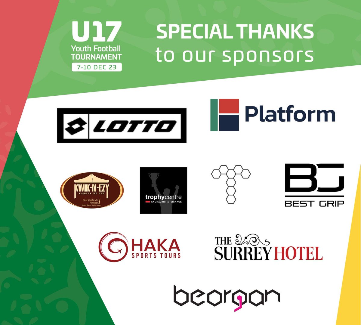 We are super excited to be one day out from finally kicking off the National U17 Tournament at Seddon Fields.

We will be hosting 24 Men's and 16 Women's teams from across the country this coming weekend to see who will be crowned the 2023 Champions

<a href="/NZ_Football/">New Zealand Football 🇳🇿</a>