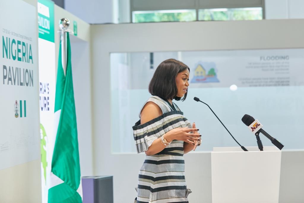 NigeriaETP's tweet photo. On the sidelines of #COP28UAE, the CEO of @SEforALLorg, @DamilolaSDG7 spoke at the partnership event between InfraCorp: Infrastructure Corporation of Nigeria, Solarge International BV and African Green Infrastructure Investment Bank (AfGIIB)... https://t.co/IDU7OkQ8TB