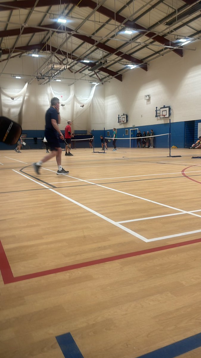 JohnstoneMartyn's tweet photo. Loving this new sport I’ve found. Just what you need after a mental couple of weeks #pickleball #family https://t.co/z36DBawlVk