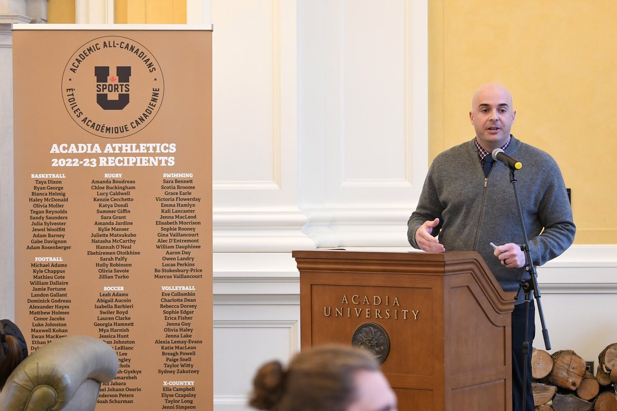 Tonight we recognized 109 U SPORTS Academic All-Canadians from the 2022-23 season at the K.C. Irving Environmental Science Centre. 

The All-Canadian honour roll recognizes student-athletes who achieved an academic standing of 80% or better, while participating on a varsity team.