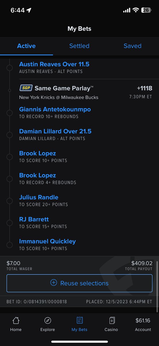 DataNerdBets's tweet image. NBA sgp-x 🤌 all very doable. Like if you're tailing 🤑
(no sweat is available on fd)
.
.
.
.
#bucks #suns #lakers #knicks #fanduel #sportsbetting #picks #giannis #booker #lillard #parlay