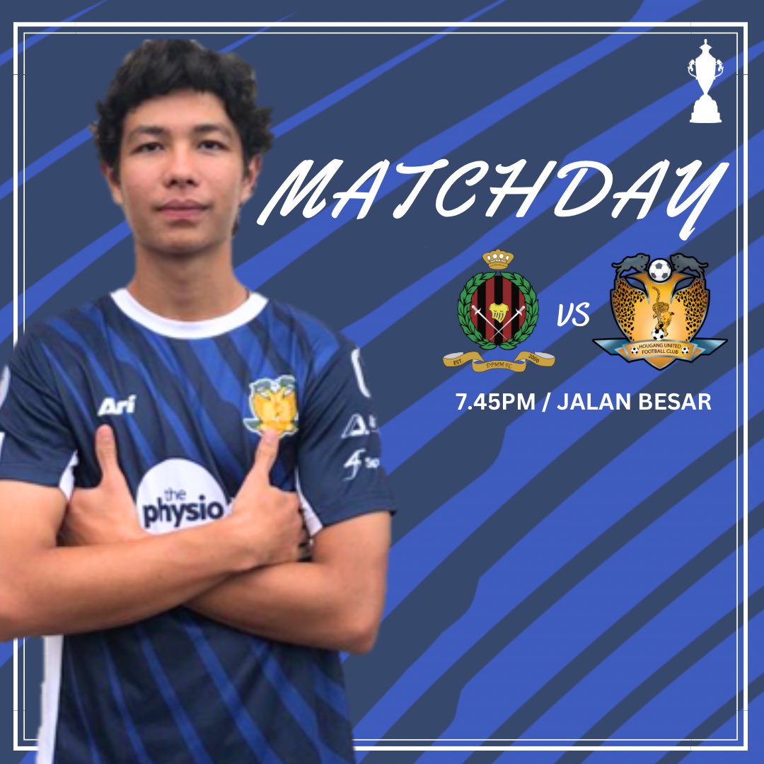 HougangUnited's tweet photo. 🔵𝑴𝑨𝑻𝑪𝑯𝑫𝑨𝒀 🔵
🆚 Brunei DPMM
🏟️ Jalan Besar Stadium
🏆 Singapore Cup
⏱️ 7.45pm
📺 Watch LIVE on @SGPremierLeague YouTube, Singtel, Starhub and Mediacorp meWATCH
#HGFC #1H1H #SGCup #DPMHOU https://t.co/om7gsEo5JT